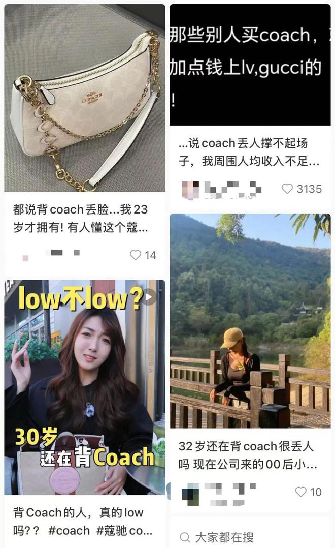 三亿体育网址：热度冲到全球第五中产看不上的COACH又行了？(图5)